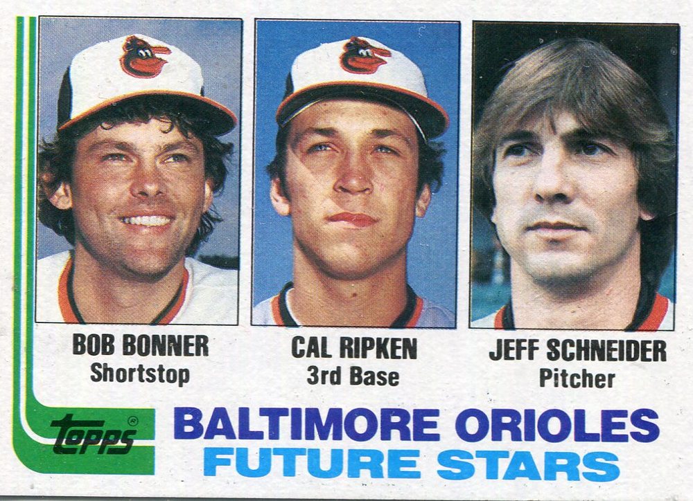 1982 Topps #21 Cal Ripken Rookie Card -- Hall of Famer