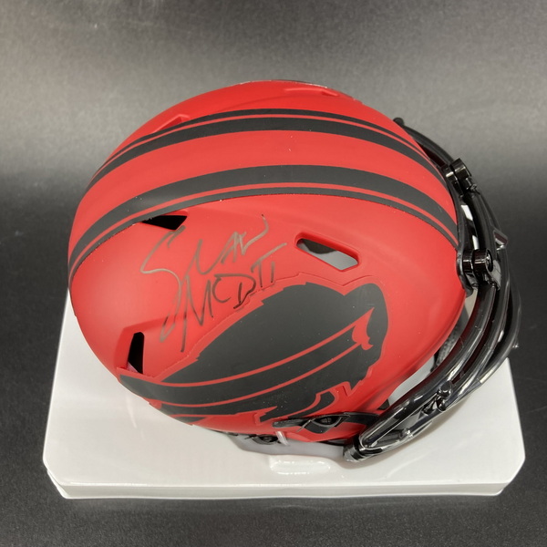 Bills - Sean McDermott Signed Mini Helmet