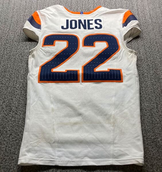 London Games - Broncos Brandon Jones Game Worn Jersey (10/12/2025) Size ...