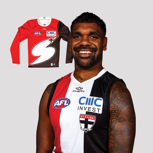 Photo of Liam Ryan #8 - 2026 Player Retro S Guernsey Long Sleeve * Signed