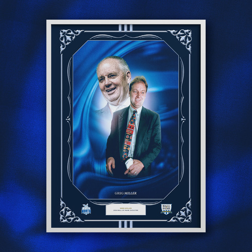 Photo of Signed Greg Miller 2026 Hall of Fame Inductee Print