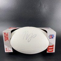NFL - Raiders Nesta Silvera Signed White Composite Football