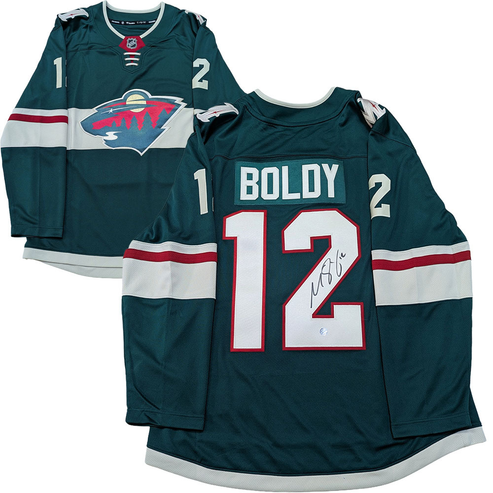 Matt Boldy Autographed Minnesota Wild Fanatics Breakaway Jersey