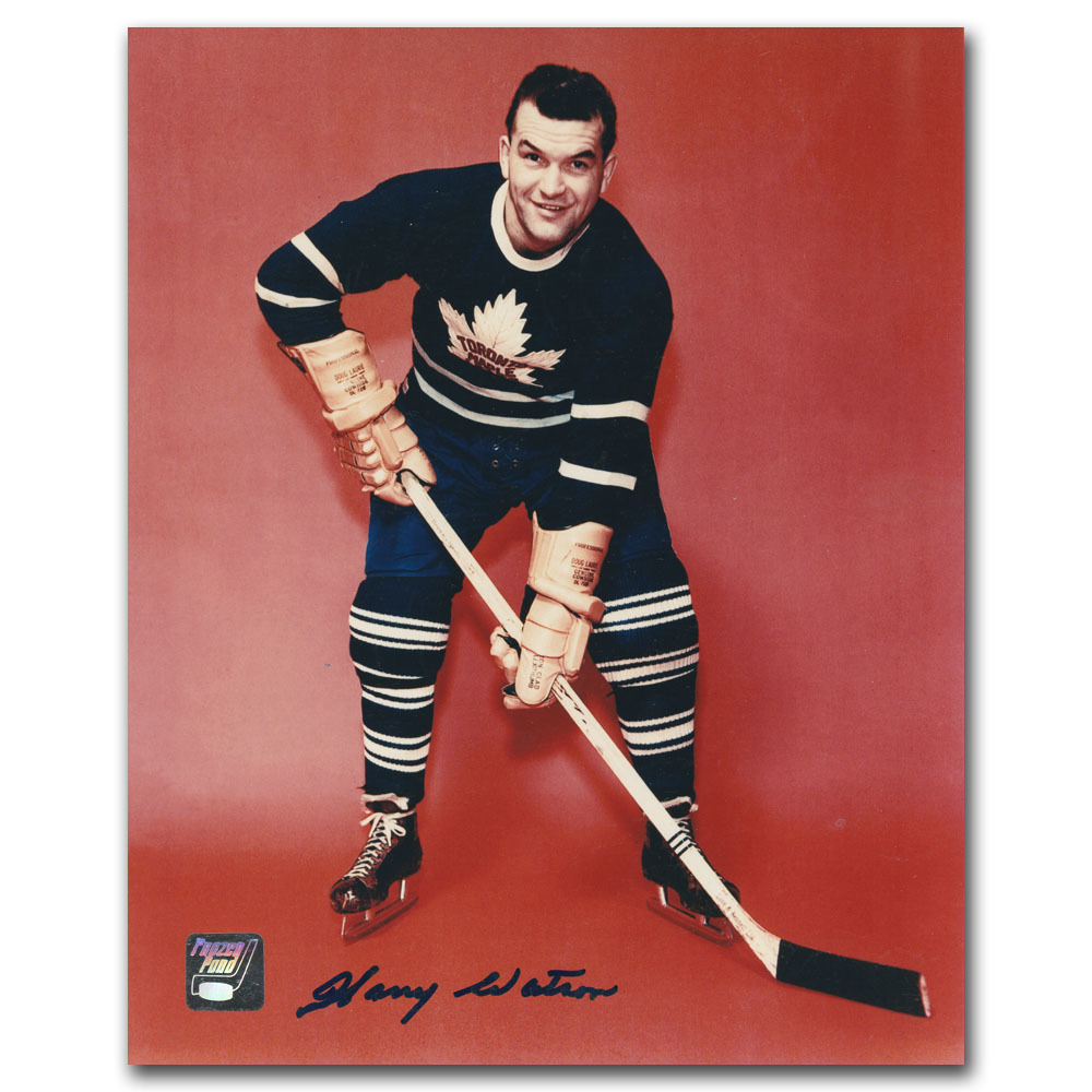 Harry Watson (deceased) Autographed Toronto Maple Leafs 8X10 Photo