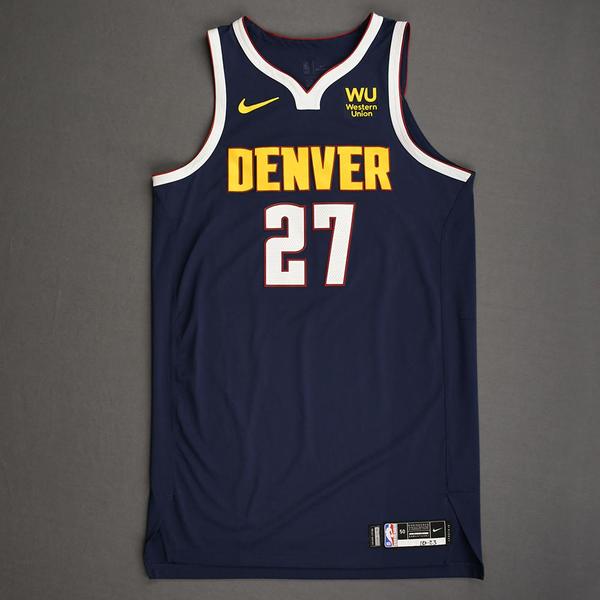 Image of Jamal Murray - Denver Nuggets - Kia NBA Tip-Off 2019 - Game-Worn Icon Edition Jersey