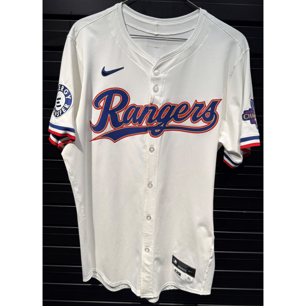 Jacob Latz #67 Texas Rangers Game-Used 2024 Gold Collection Jersey