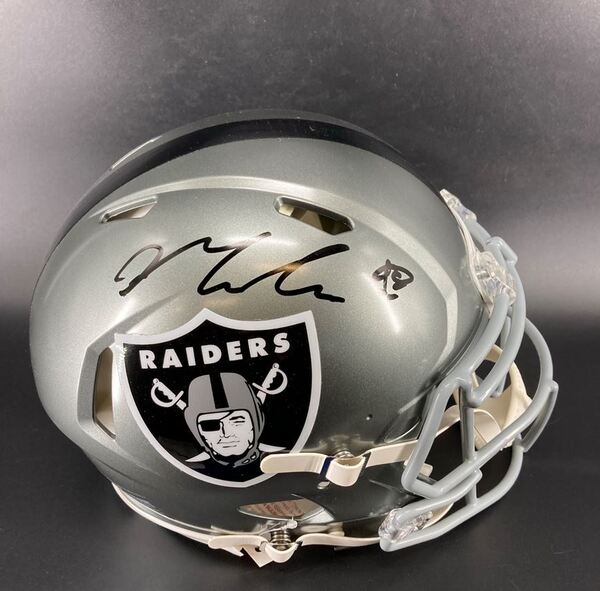 NFL - Raiders Maxx Crosby Signed Authentic Flash Speed Helmet