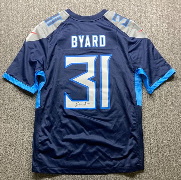 Titans - Kevin Byard Signed Replica Jersey Size Large - Unauthenticated