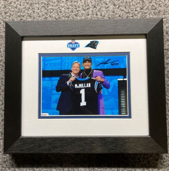 NFL - Panthers Tetairoa McMillan Signed And Framed 4x6 Draft Photo