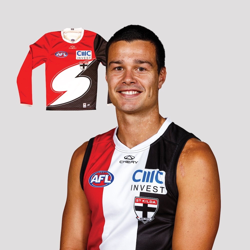 Jack Silvagni #1 - 2026 Player Retro S Guernsey Long Sleeve * Signed