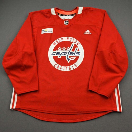 Image of Spinner, Steven<br>Red Practice Jersey w/ MedStar Health Patch - CLEARANCE<br>Washington Capitals<br>#68