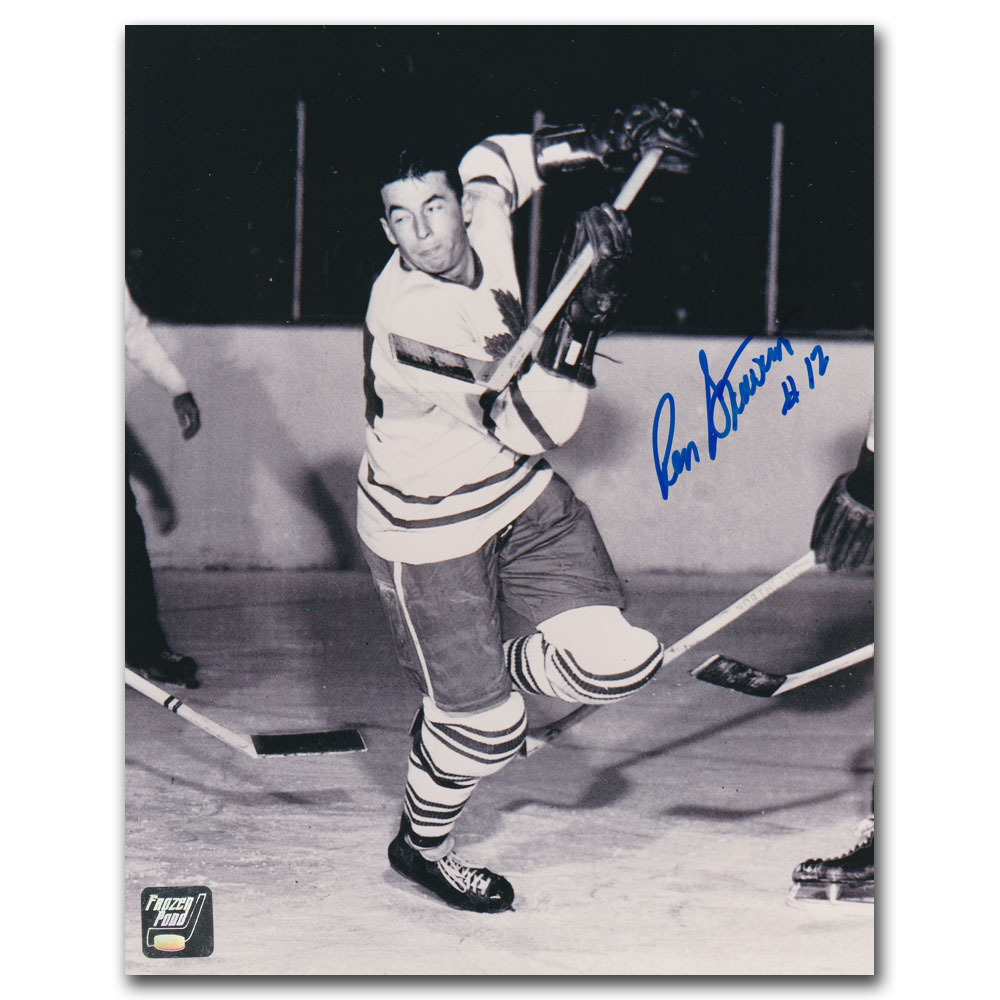 Ron Stewart (deceased) Autographed Toronto Maple Leafs 8X10 Photo