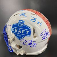 NFL - Multi Signed Authentic 2023 NFL Draft Speed Helmet Signed by 17 pl...