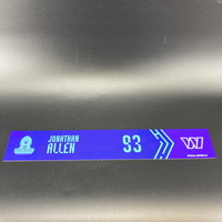 NFL - Commanders Jonathan Allen Special Edition 2022 Pro Bowl Nameplate ...