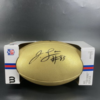 NFL - Commanders Jaylin Lane Signed Gold Composite Football