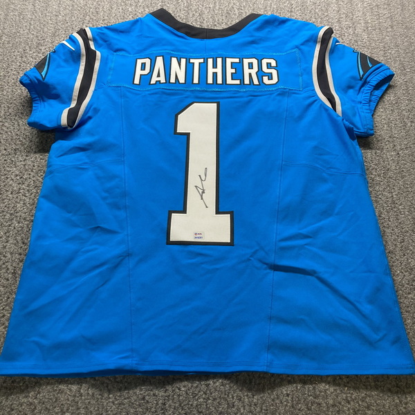 NFL - Panthers Tetairoa McMillan Signed #1 Draft Jersey