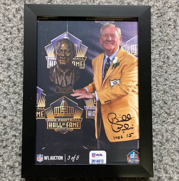 HOF - Colts Bill Polian NFL Auction Exclusive Signed 5x7 Photo Individua...