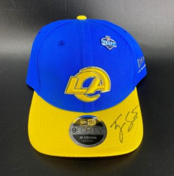NFL - Rams Ty Simpson Signed NFL Draft Hat