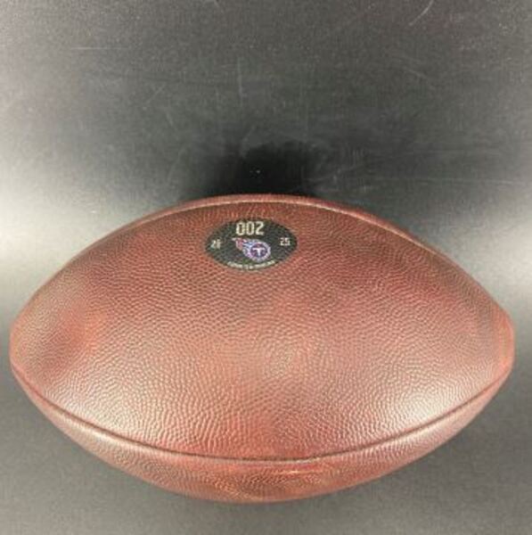 NFL - Titans Game Used Football (2025 Season) Individually Numbered 002 ...