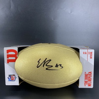 NFL - Fresno State Erik Brooks Signed Gold Duke