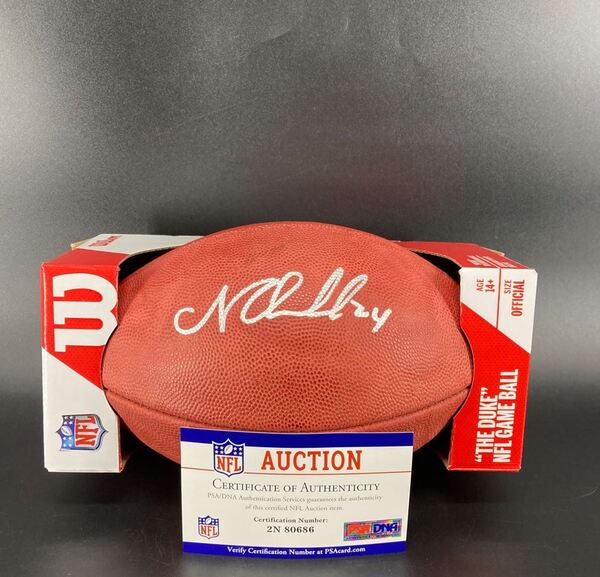 NFL - Texans Nick Chubb Signed Authentic Football