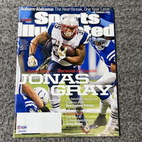 Patriots - Jonas Gray Signed Sports Illustrated Magazine