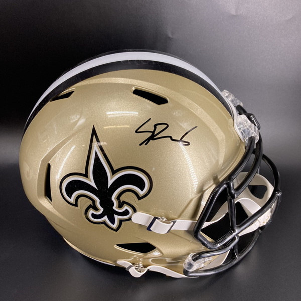 NFL - Saints Spencer Rattler Signed Replica Speed Helmet