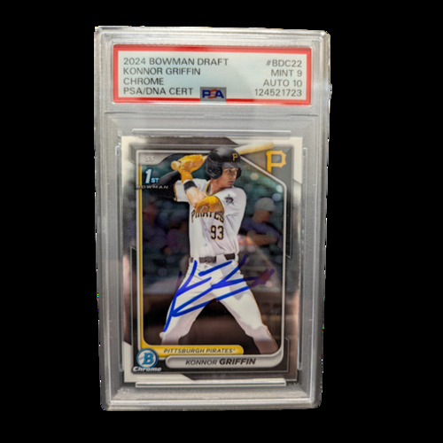 Game-Used or Autographed Konnor Griffin | MLB Auctions