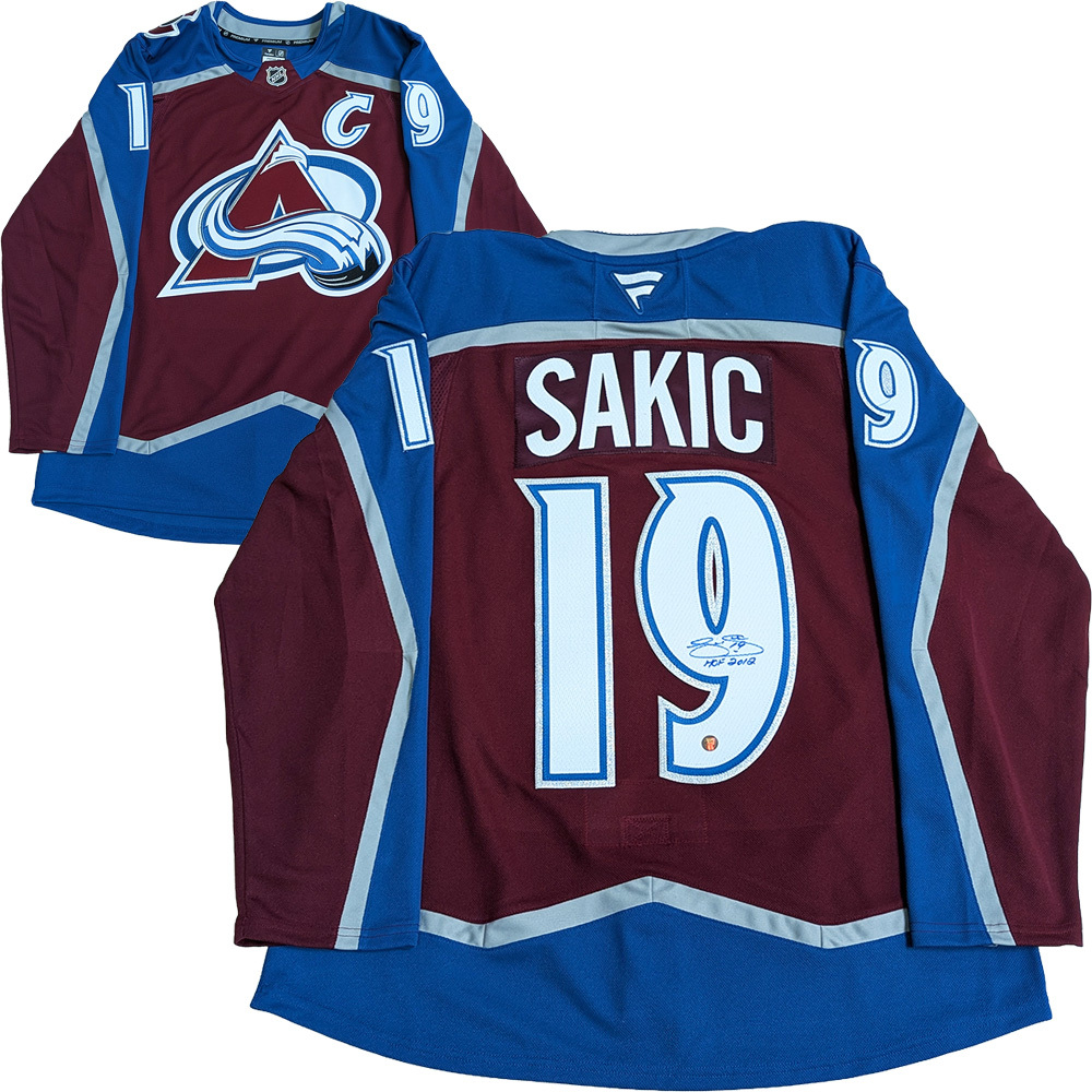 Joe Sakic Autographed Colorado Avalanche Pro Jersey
