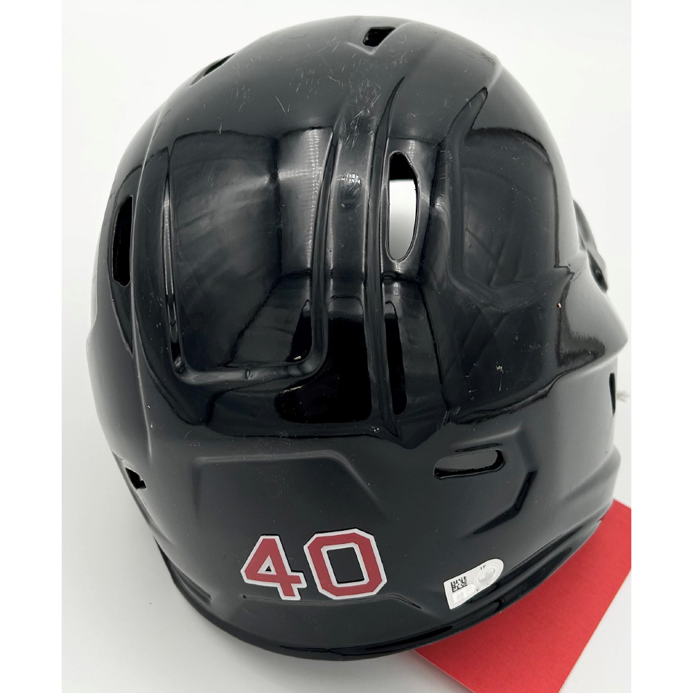 40 Navy Team Issued Batting Helmet, Size 7 1/4 Red Sox Auctions