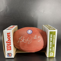Colts - Stephon Gilmore Signed Authentic Football With Colts Logo
