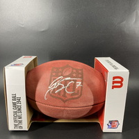 NFL - Raiders Geno Smith Signed Authentic Football with Pro Bowl Logo