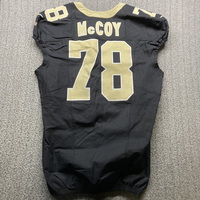 STS - Saints Eric McCoy Game Used Jersey (11/17/24) Size 48 with Captain...