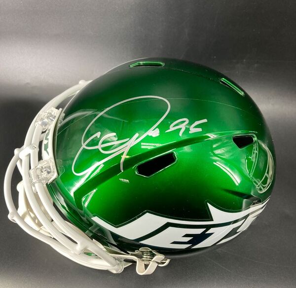 NFL - Jets Quinnen Williams Signed Replica Speed Helmet