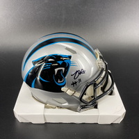 Panthers - Robbie Anderson Signed Mini Helmet