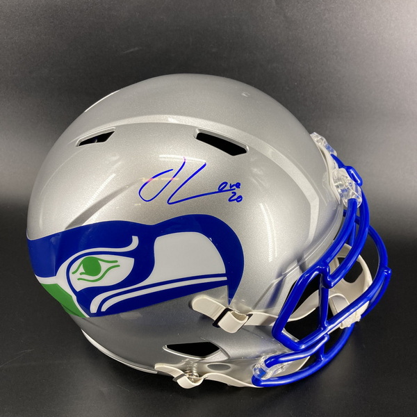 NFL - Seahawks Julian Love Signed Alternate Replica Speed Helmet