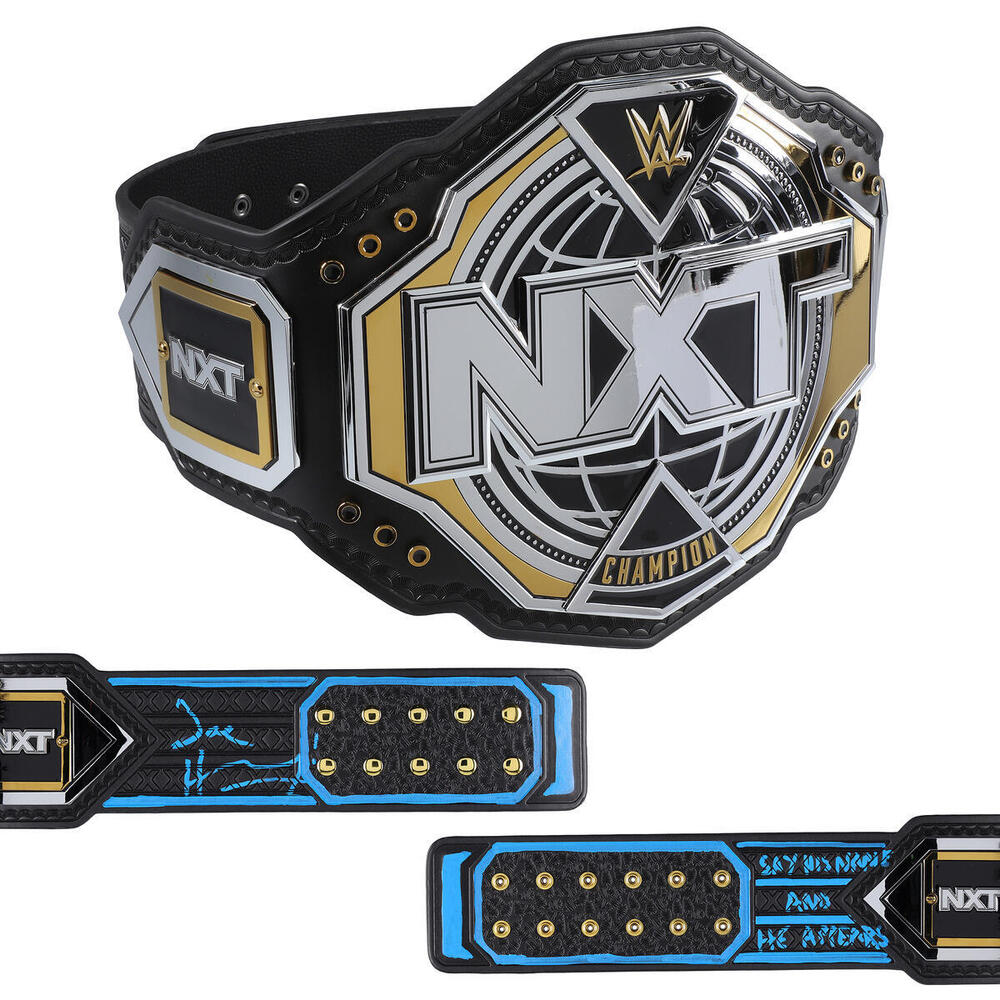 Joe Hendry WWE Autographed NXT Men's Championship Replica Title Belt with 