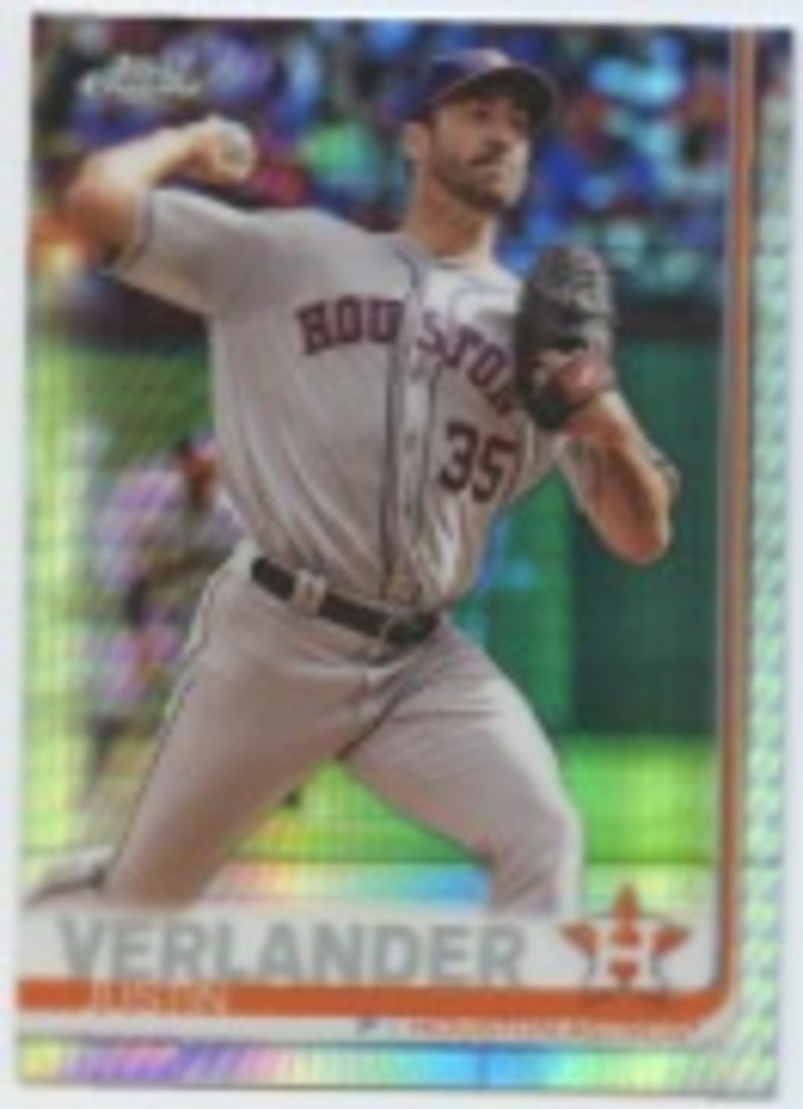 2019 Topps Chrome Prism Refractors #28 Justin Verlander