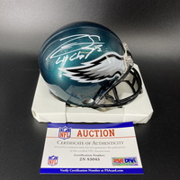 NFL - Eagles Torrey Smith Signed Mini Helmet