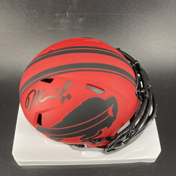 Bills - Dalton Kincaid Signed Rave Mini Helmet