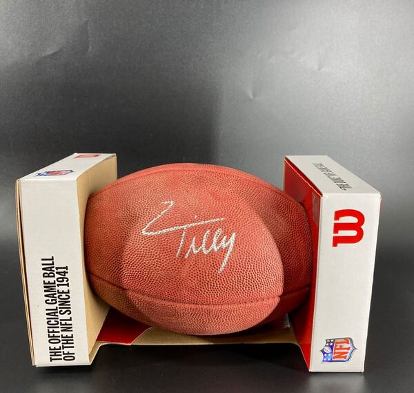 NFL - Browns Cedric Tillman Signed Authentic Football