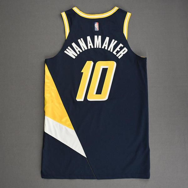Brad Wanamaker Indiana Pacers GameWorn City Edition Jersey Worn