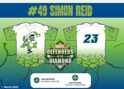 2023 Marvel Jersey #35 Simon Reid - Size 48