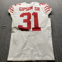International Series - 49ers TaShawn Gipson Game Worn Jersey (11/21/22) ...