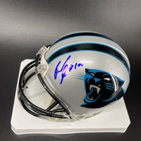 Panthers - Russell Shepard Signed Mini Helmet
