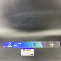 NFL - Saints Taysom Hill 2023 Pro Bowl Games Nameplate Special Edition 3...
