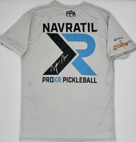 Photo of Zane Navratil Match Used Signed Shirt