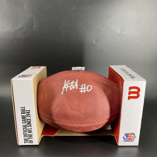 NFL - Bills Keon Coleman Signed Authentic Football