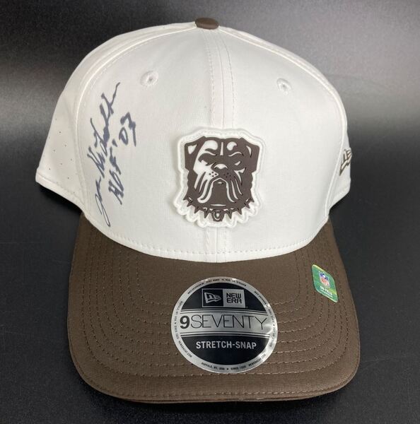 HOF - Browns Joe Delamielleure Signed Hat