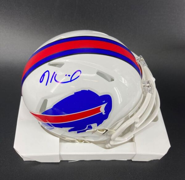 Bills - Dalton Kincaid Signed Mini Helmet